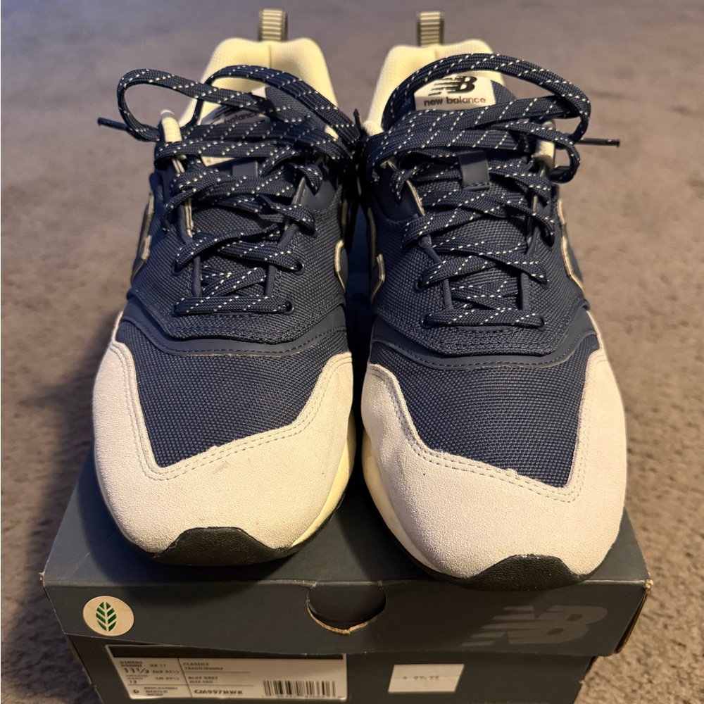 New Balance Blue and White Athletic Shoes